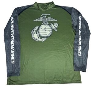 Marine Corps Marathon Long Sleeve Shirt XL Semper Fidelis 2023 USMC Mission
